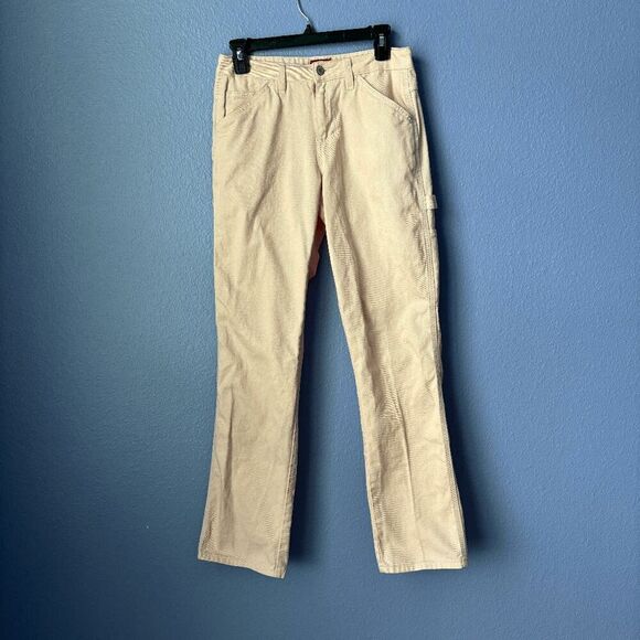 Dickies Cargo Pants Y2K Carpenter Jeans Utility Workwear Straight Leg Work Pink - Picture 1 of 9